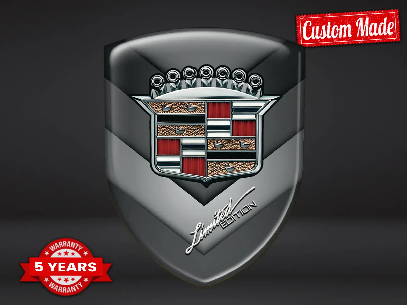 Cadillac Logo Auto Max Résistant Stylé Pro Performance ST